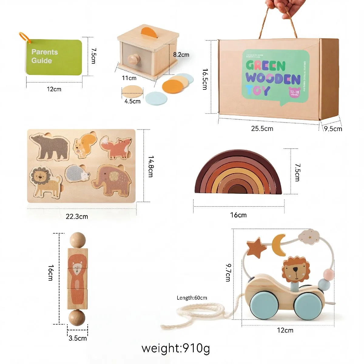 Wholesale Educational Plaything Girls Children Kids Cheap Infant Baby Popular Sensory Juguetes Montessori Material DIY Wooden Toys for Children