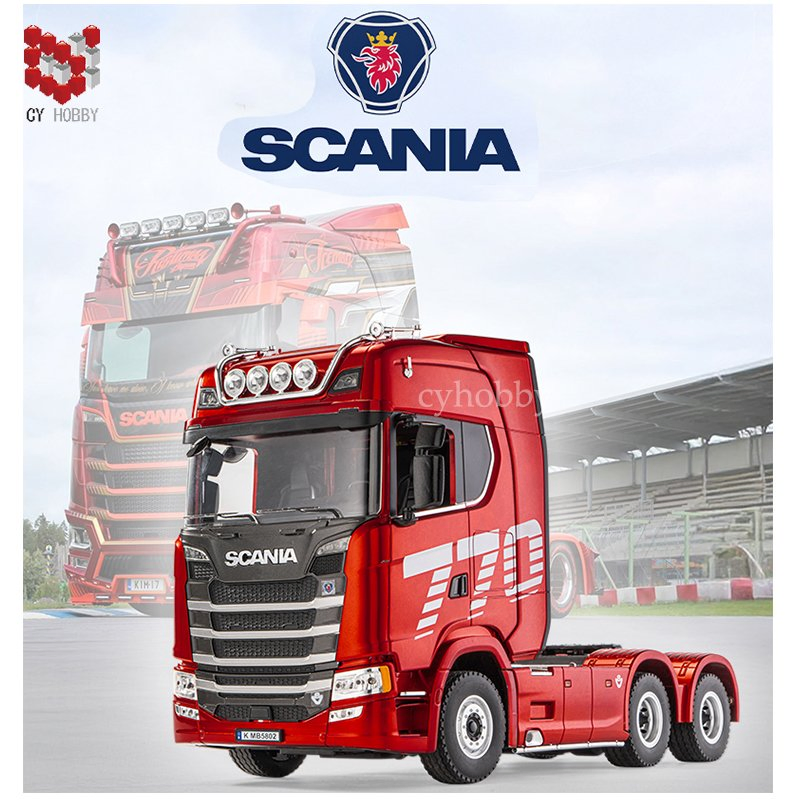 Huina150119CH RC Alloy Scania Car RC Licensed Tractor 1: 18 Remote Control Car Toys Scania 770 S V8 Truck Children Car C Toy