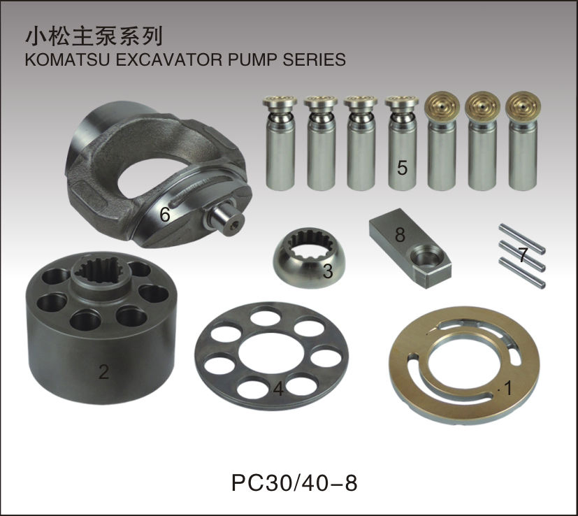 Swing Motor Series PC60 PC120-3 5 6hm PC200-6hm PC300 PC400-3hm Machinery Spare Parts Excavator Repair Kits