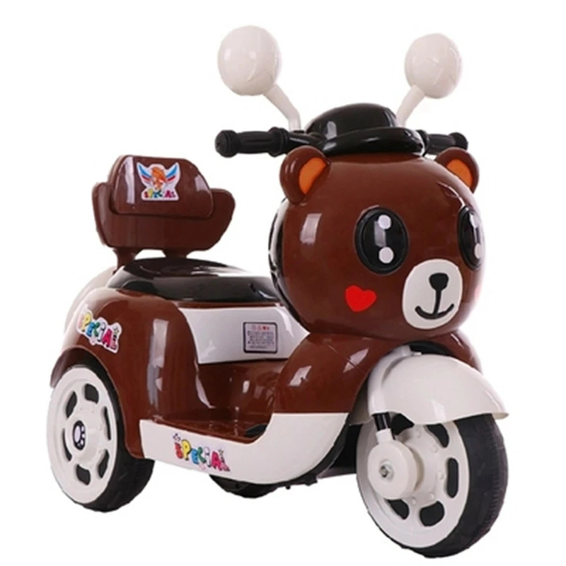 New Style Kids Motorcycle Electric with Music Light 3 Training Wheels Battery Powered Toys