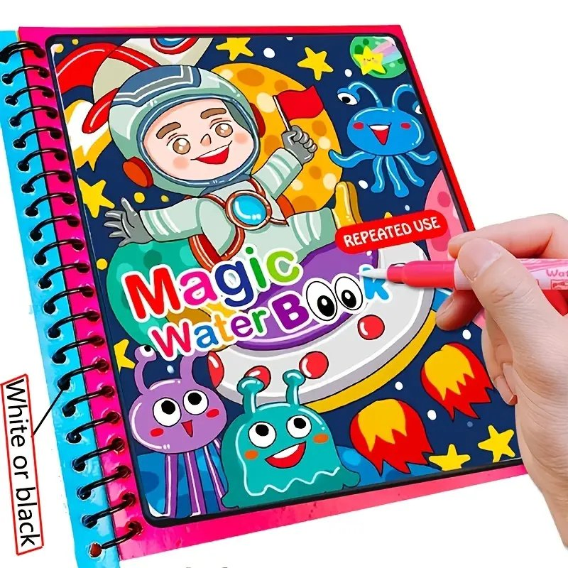 Reusable Educational Art Toy for Mess Free Creative Play Magic Book