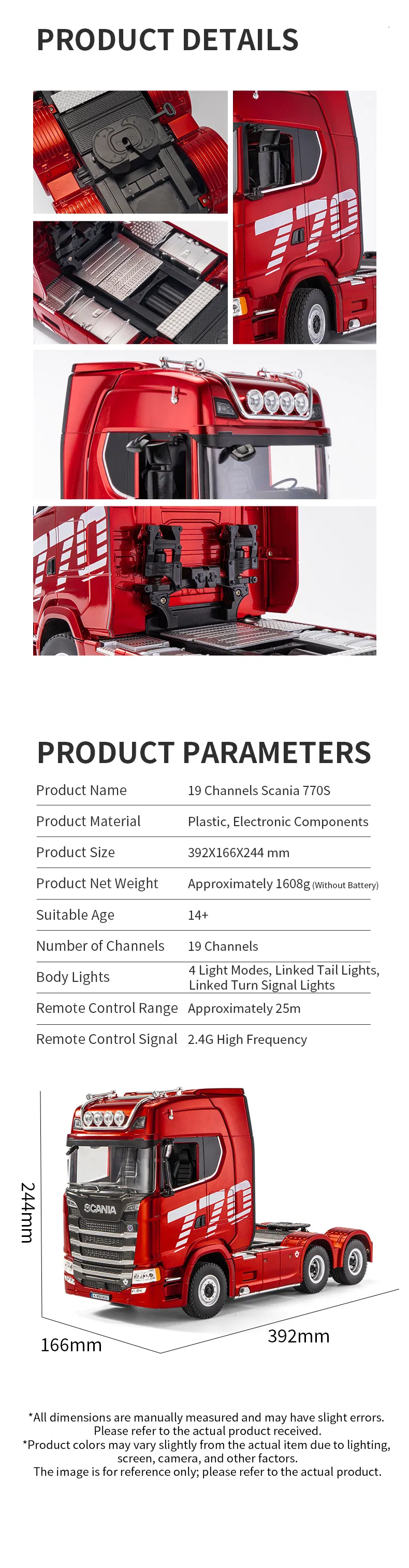 RC Alloy Scania Tractor 6