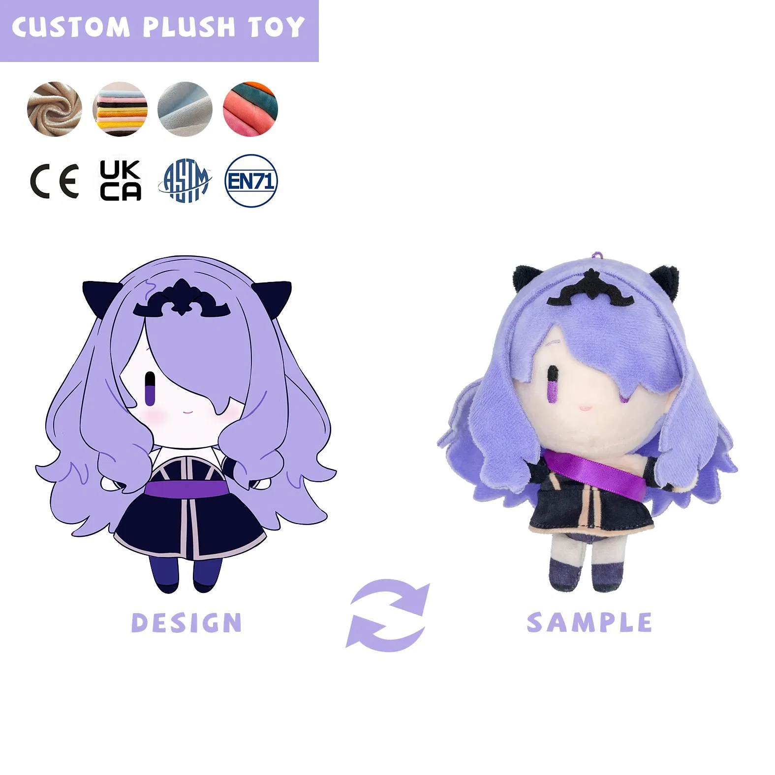 Custom 3D Face Plush Toys Stuffed Toy 20cm 25cm 30cm Plush Kpop Star Dolls with CE CPC