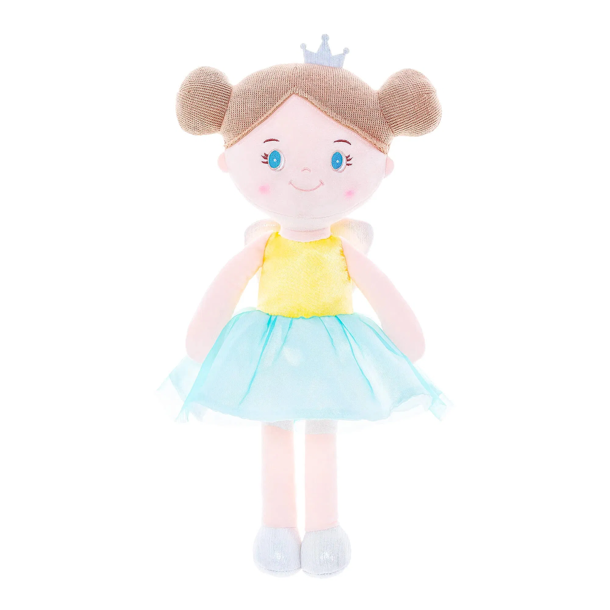 OEM ODM Soft Baby Dolls Stuffed Plush Toy Rag Girl Doll Mu100361 with CE En71 Gcc