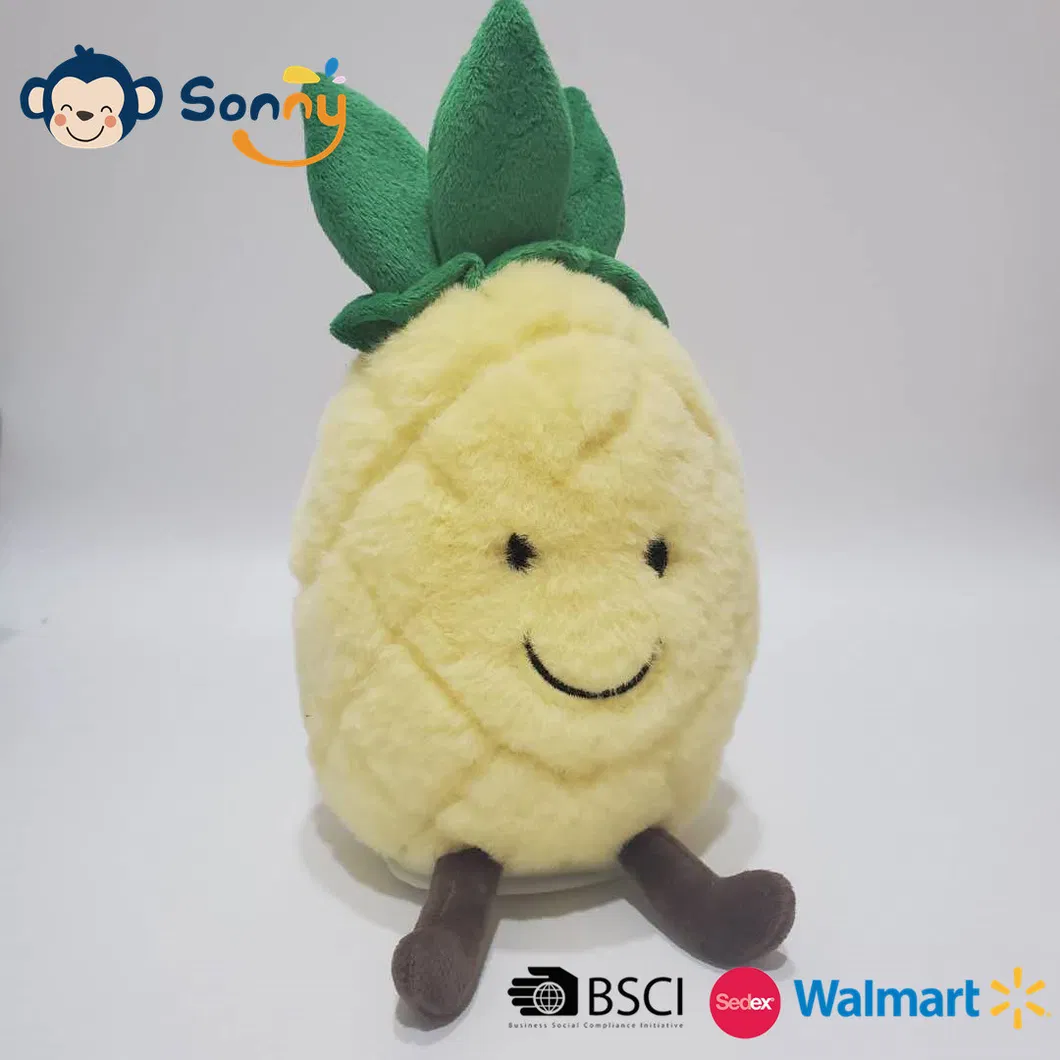 Stuffed Pineapple Toy Details
