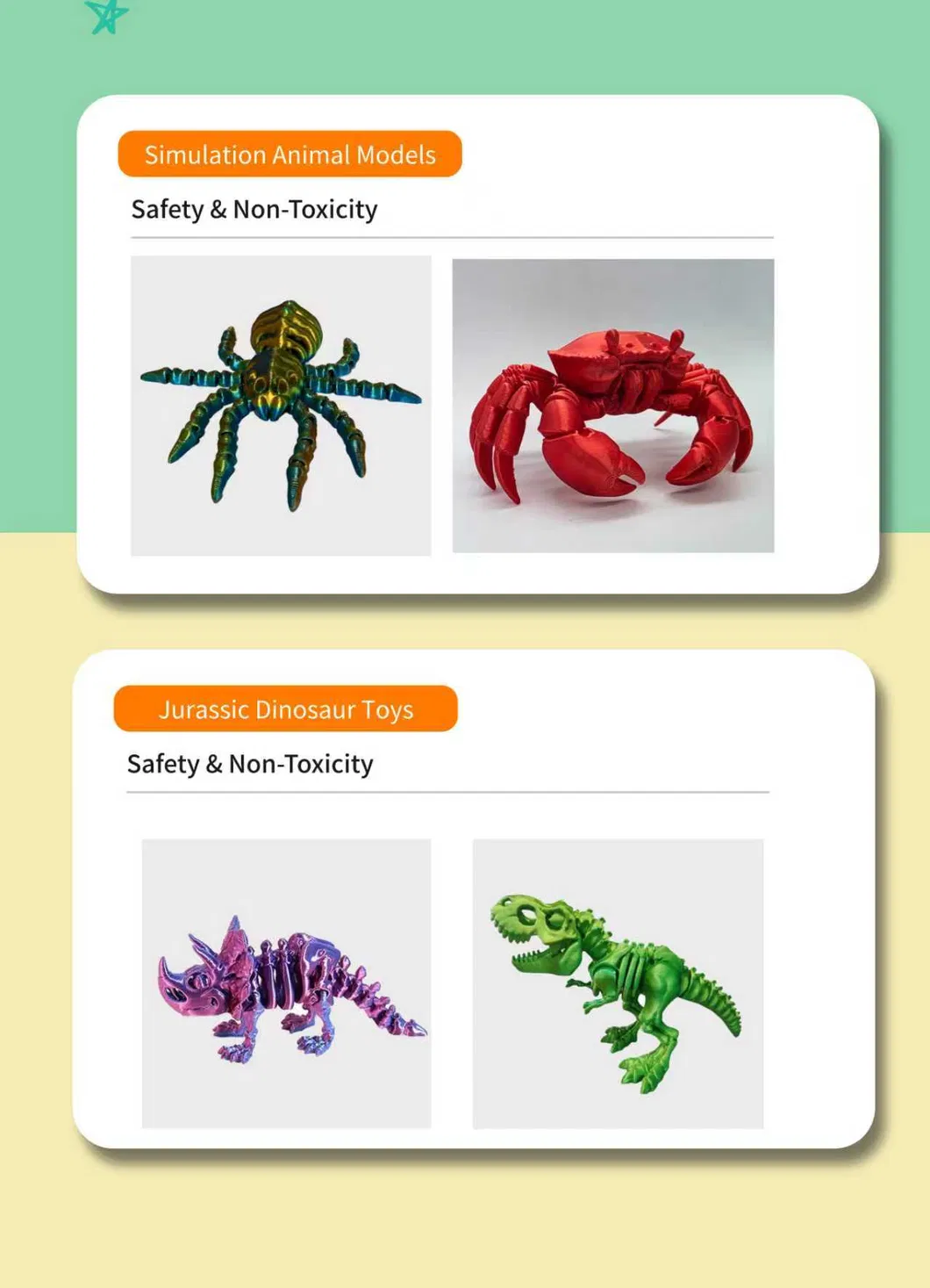 3D Printed Crawling Cat Material