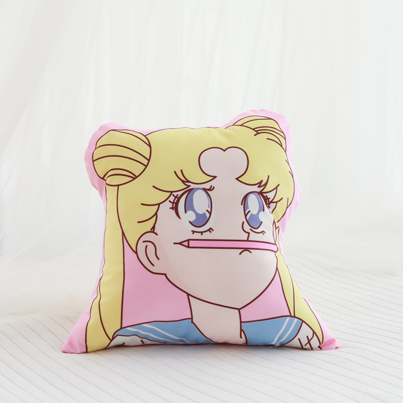 Anime Sailor Moon Plush Pillows Cartoon Image Printed Stuffed
