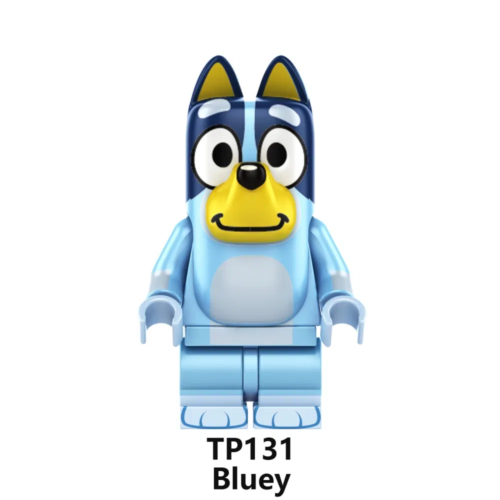 Bluey Minifigure Anime Cartoon Assemble Mini Building Block Figures Educational Toy (TP1017)