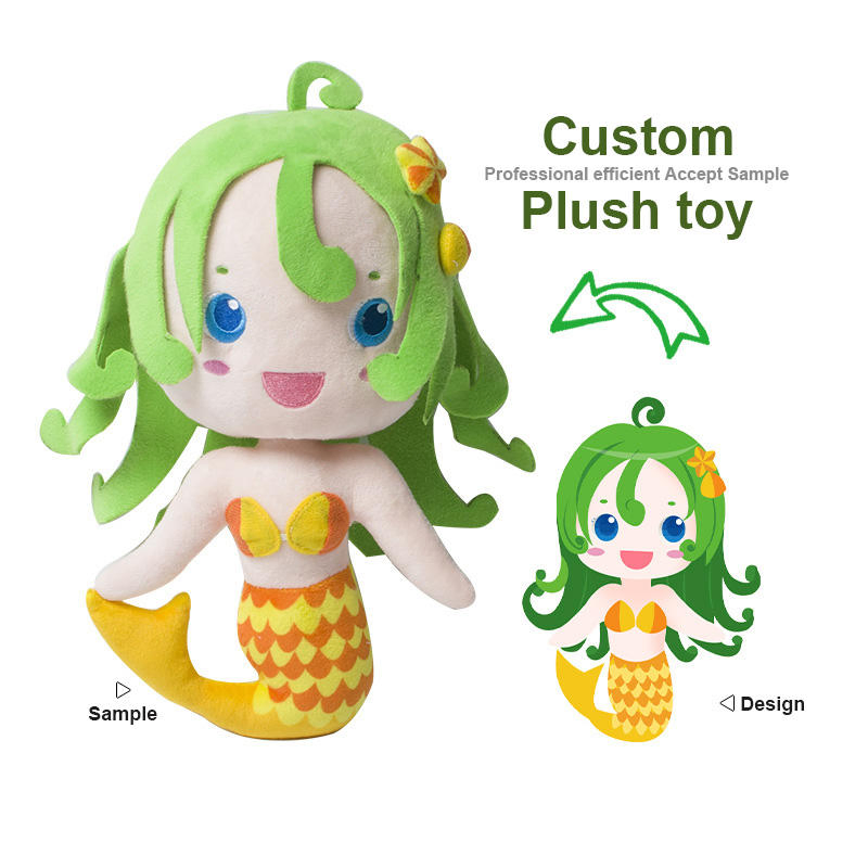 Factory OEM Custom Plushie Make Your Own Design Stand up Stuffed Animal