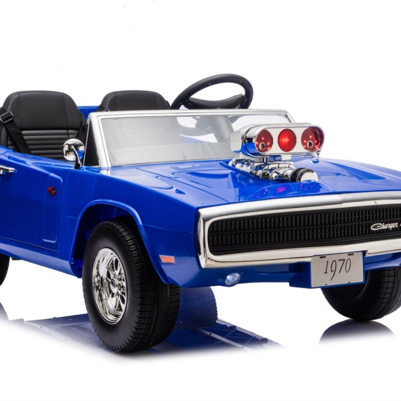 Latest Retro Electric Car/12V10 Battery/Remote Control/One Button Engine Spray/Kids Electric Vehicle Toy/Officially Licensed