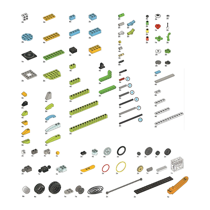 2021 New Technical Parts Wedo 3.0 Robotics Construction Set Building Blocks Compatible with Wedo 2.0 Educational DIY Bricks Toys