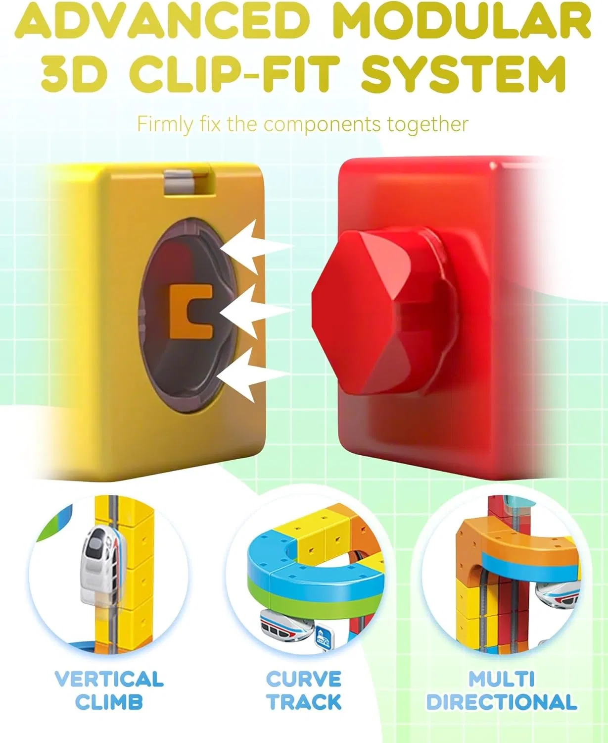 Track Toy Train Set Flexible Race Magic Rail Cube Magnetic Monorail Antigravity Car Block Toy 2026 3D Infinity Routes Cubes DIY Tracks Building Stem Toys