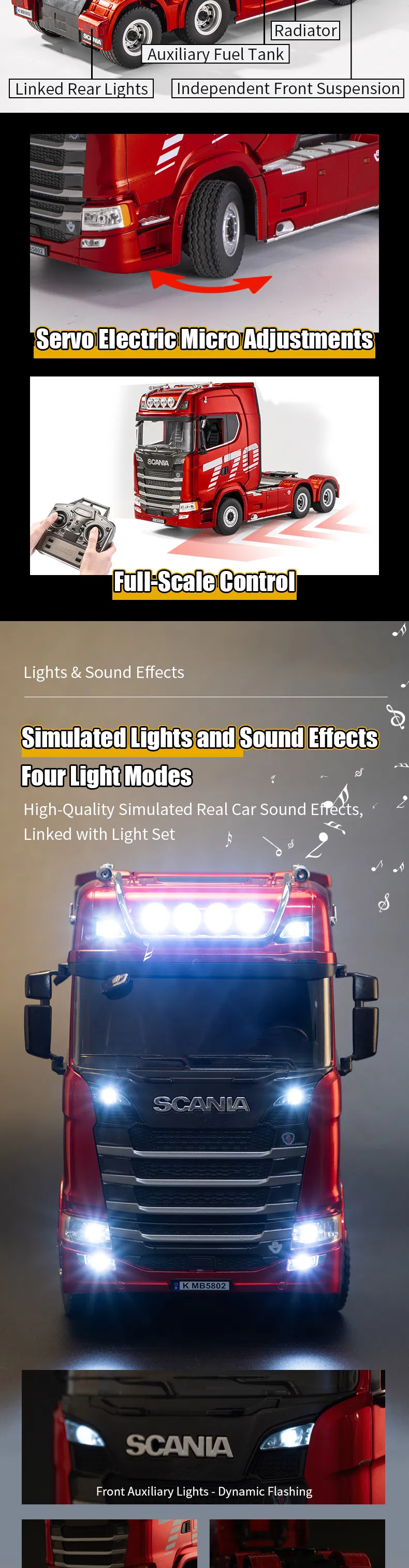 RC Alloy Scania Tractor 3