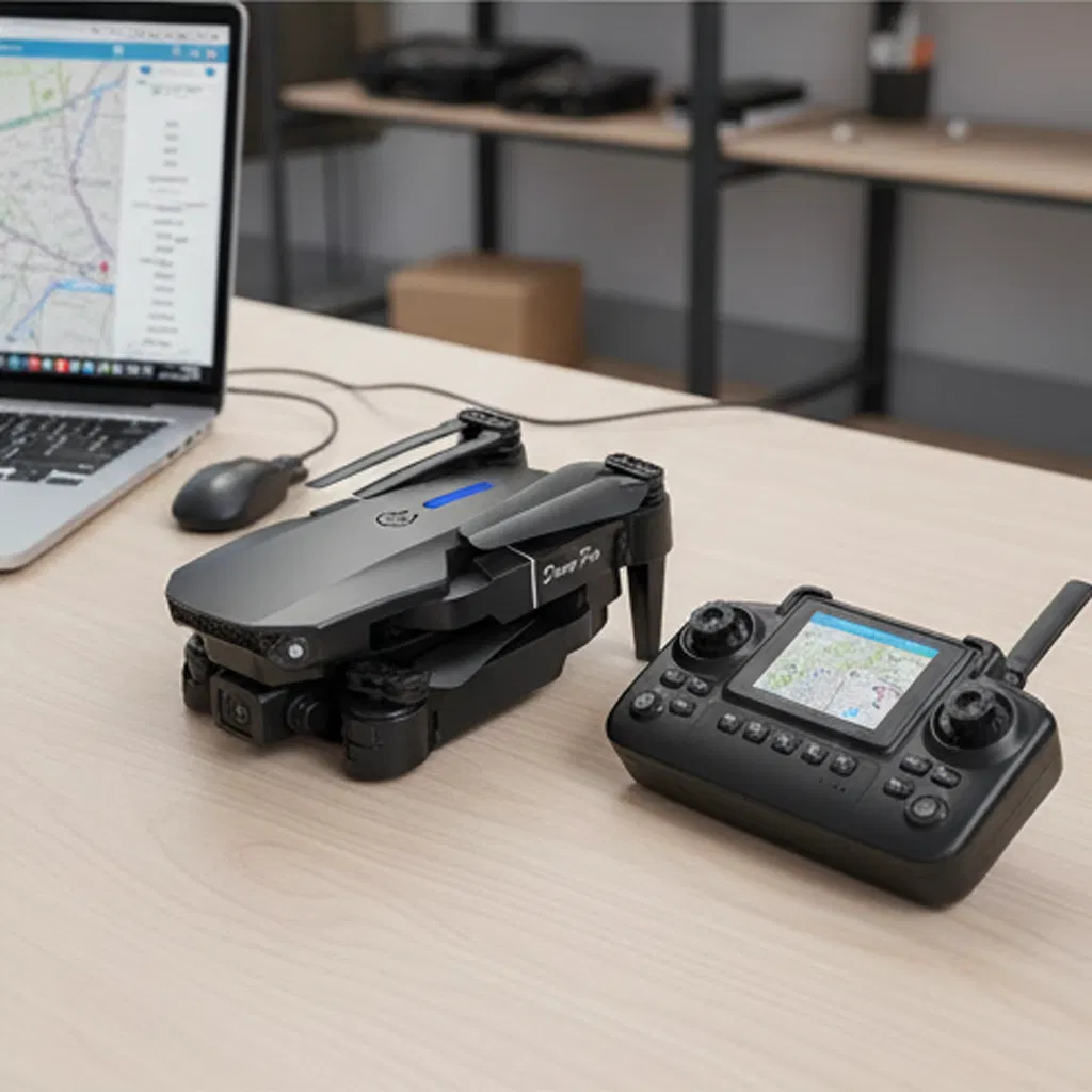 Feature-Rich Remote Control Drone Toy with Dual Camera Display