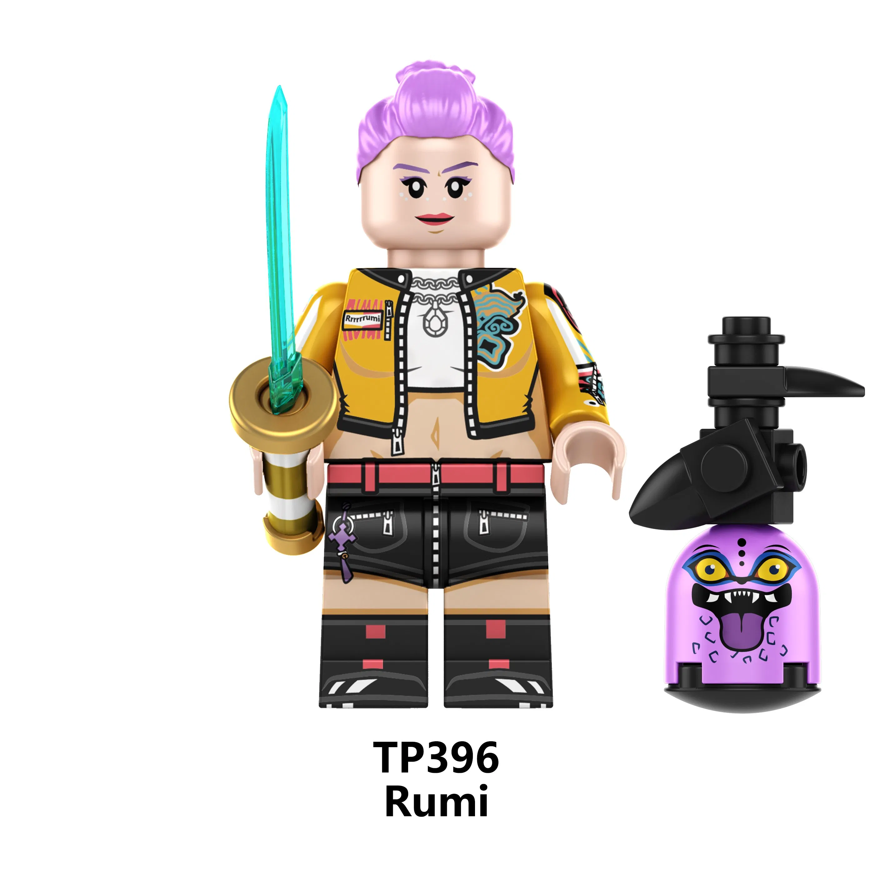 Kpop Demon Hunters Assembly Building Block Mini Figures Children Educational Toy (TP1049)