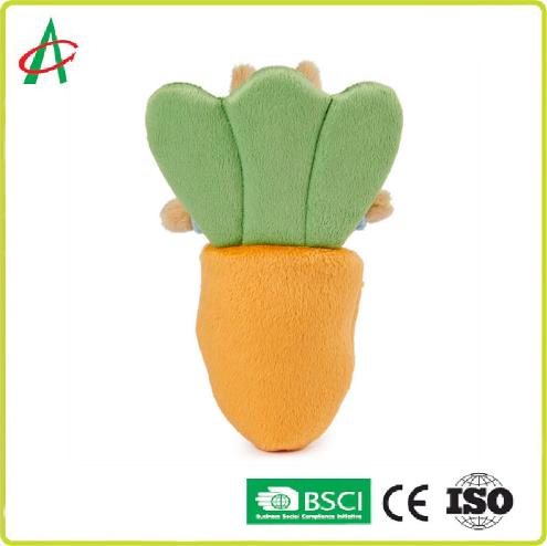 Brown Rabbit with Carrot Plush Playset Bunny Stuffed Animal for Kid