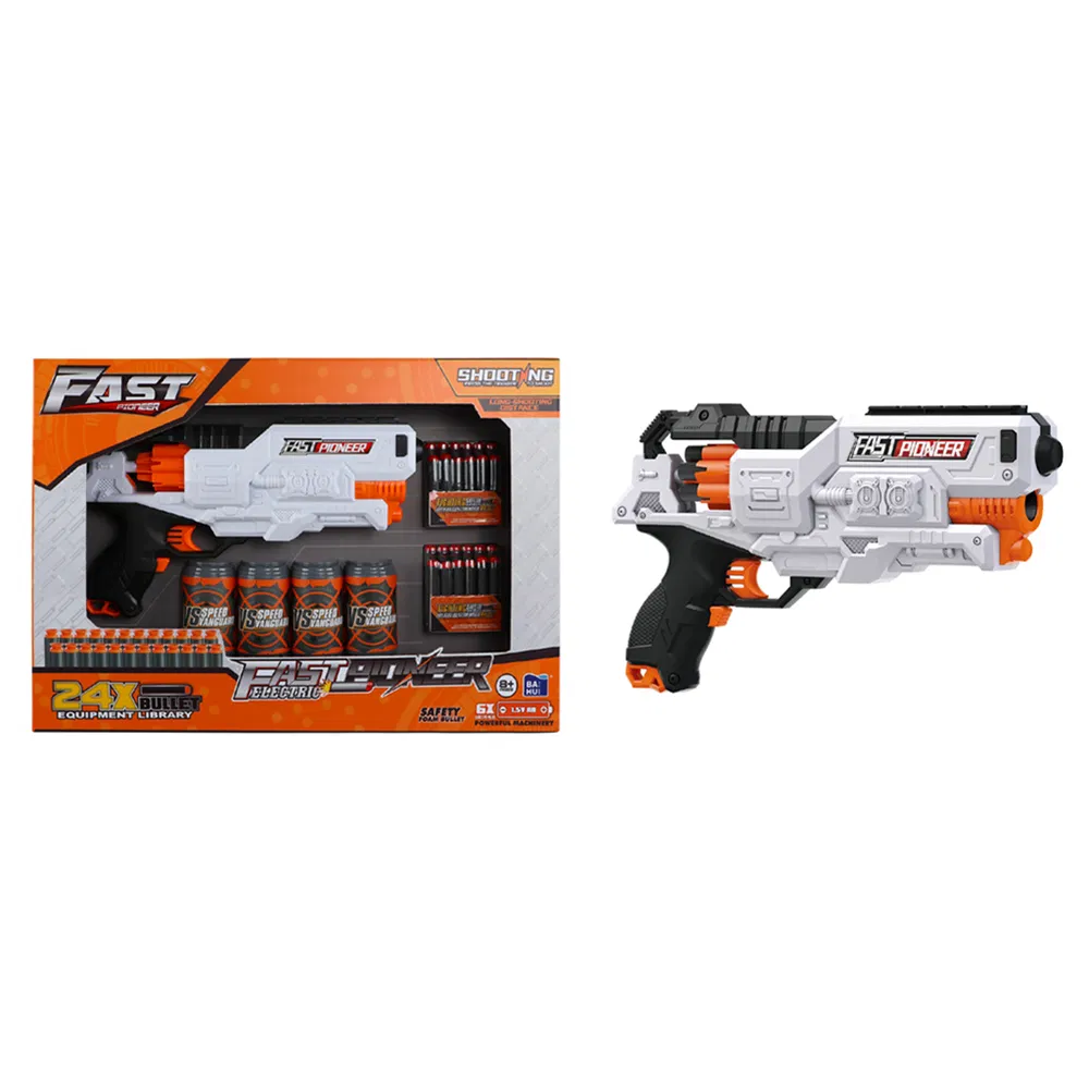 New Arrive High Quality Wholesale Kids Toy Plastic Toy Electric Soft Bullet Gun Toys