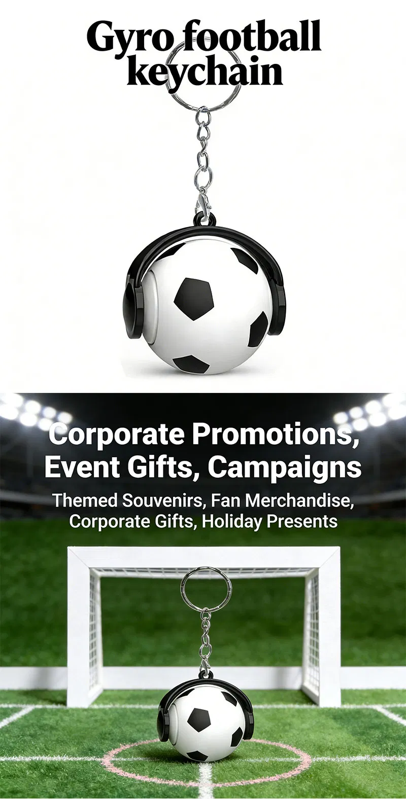 Soccer Spinner Detail