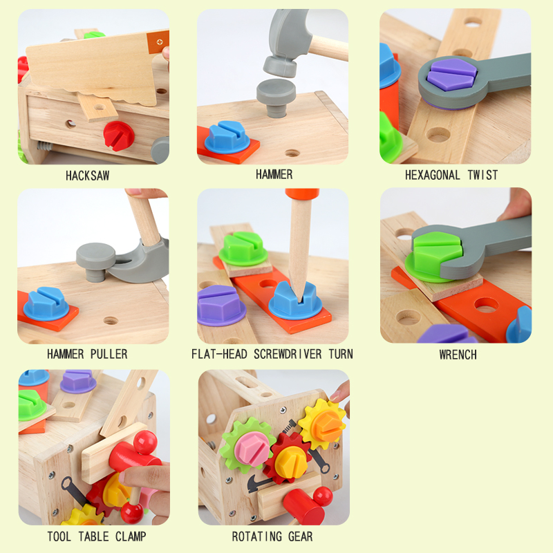 Children's Tool Basket Toy - Perfect for Indoor/Outdoor Play