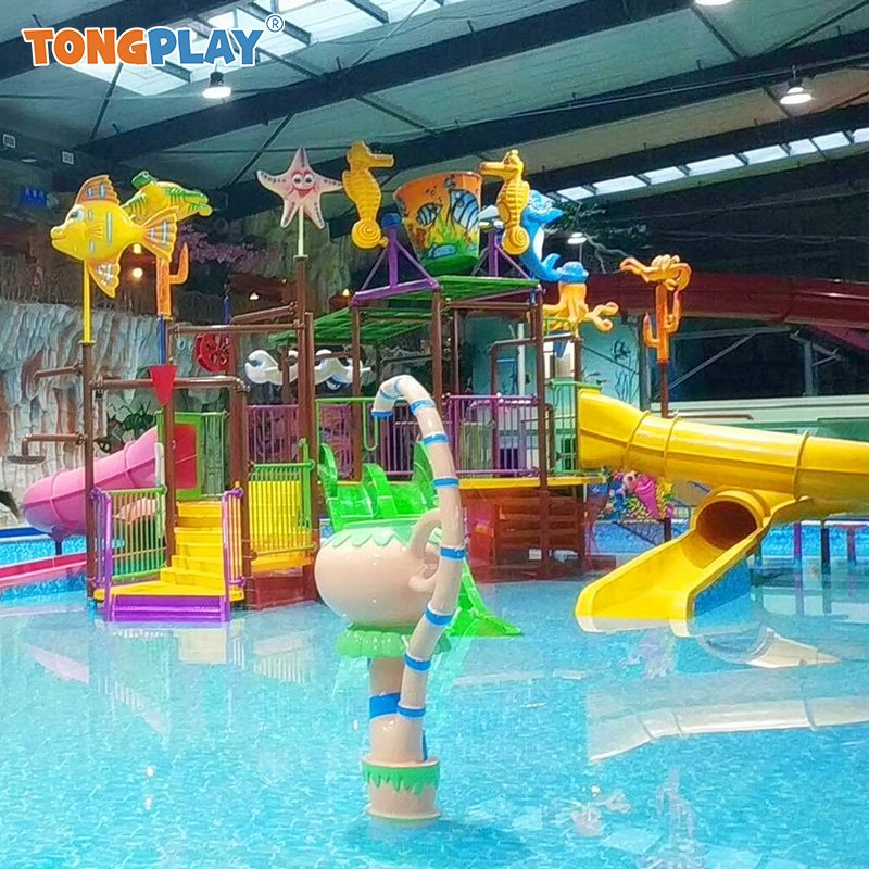 Water Park Splash Kids Playground Outdoor Sprinkler Spray Water Play Toys