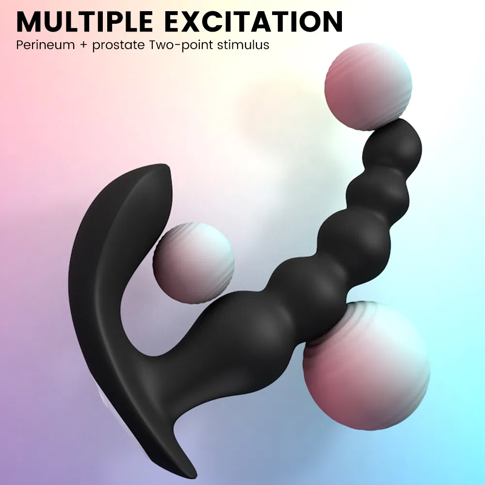 Premium Vibrating Anus Bead Toy for Men with Remote Control