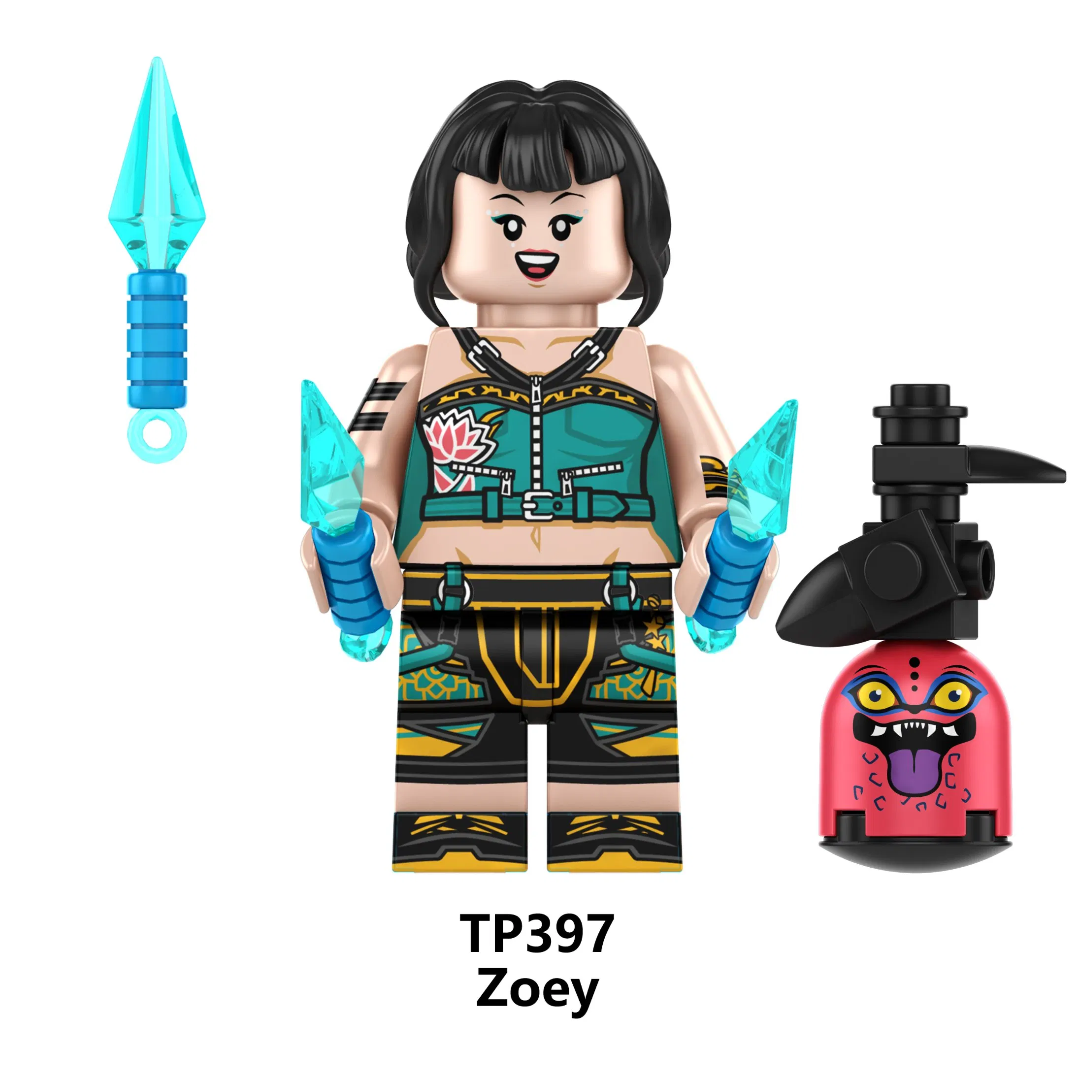 Kpop Demon Hunters Assembly Building Block Mini Figures Children Educational Toy (TP1049)