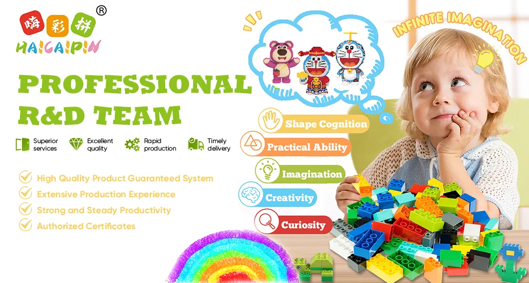 Doraemon Series Toy DIY Creative Puzzle Building Blocks