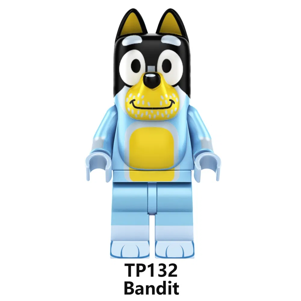 Bluey Minifigure Anime Cartoon Assemble Mini Building Block Figures Educational Toy (TP1017)