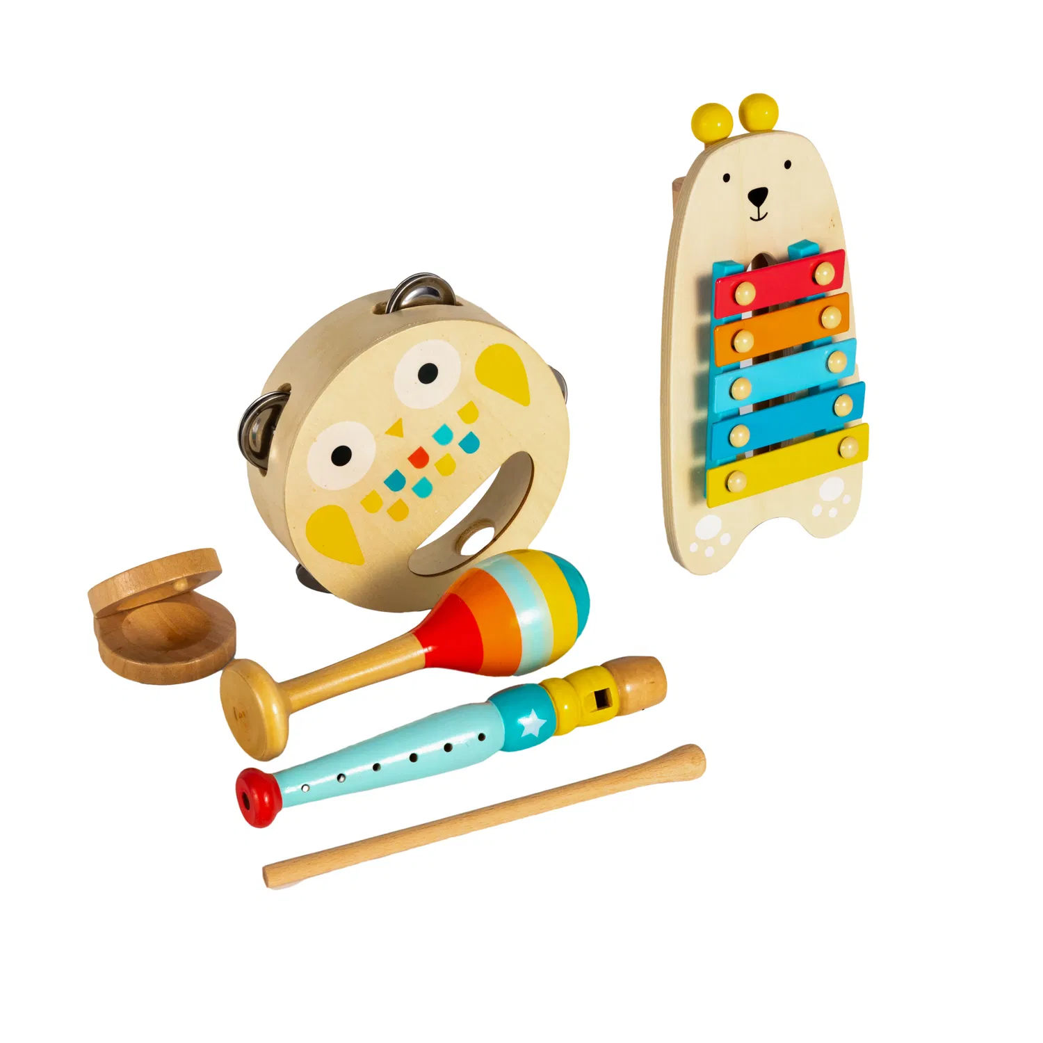 Wholesale Musical Instruments Toy Set Wooden Toy for Child Educational Toys Durable Wooden Toys