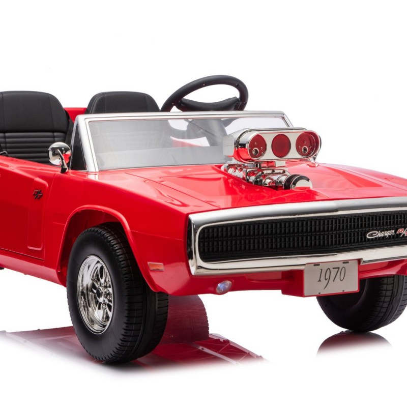 Latest Retro Electric Car/12V10 Battery/Remote Control/One Button Engine Spray/Kids Electric Vehicle Toy/Officially Licensed