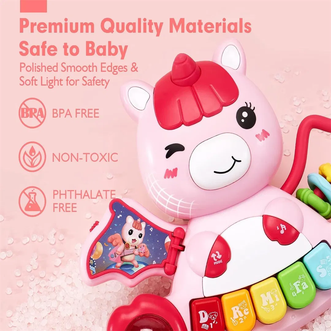 Unicorn Finger Piano - Baby Early Learning Musical Instrument Toys