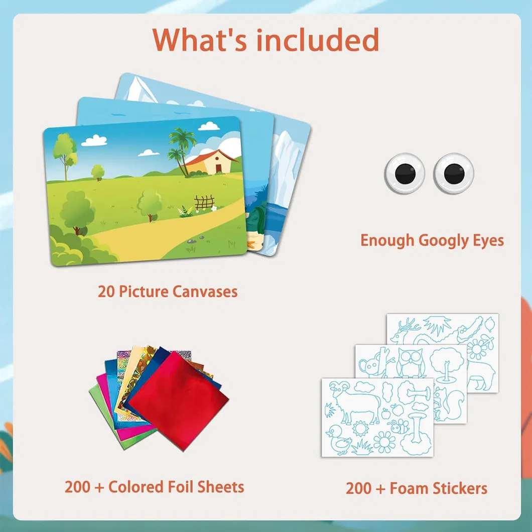 Foil Fun Animals Crafts