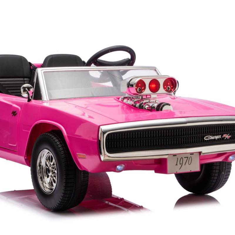 Latest Retro Electric Car/12V10 Battery/Remote Control/One Button Engine Spray/Kids Electric Vehicle Toy/Officially Licensed