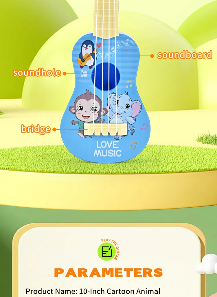 Cartoon Guitar Toy View 10