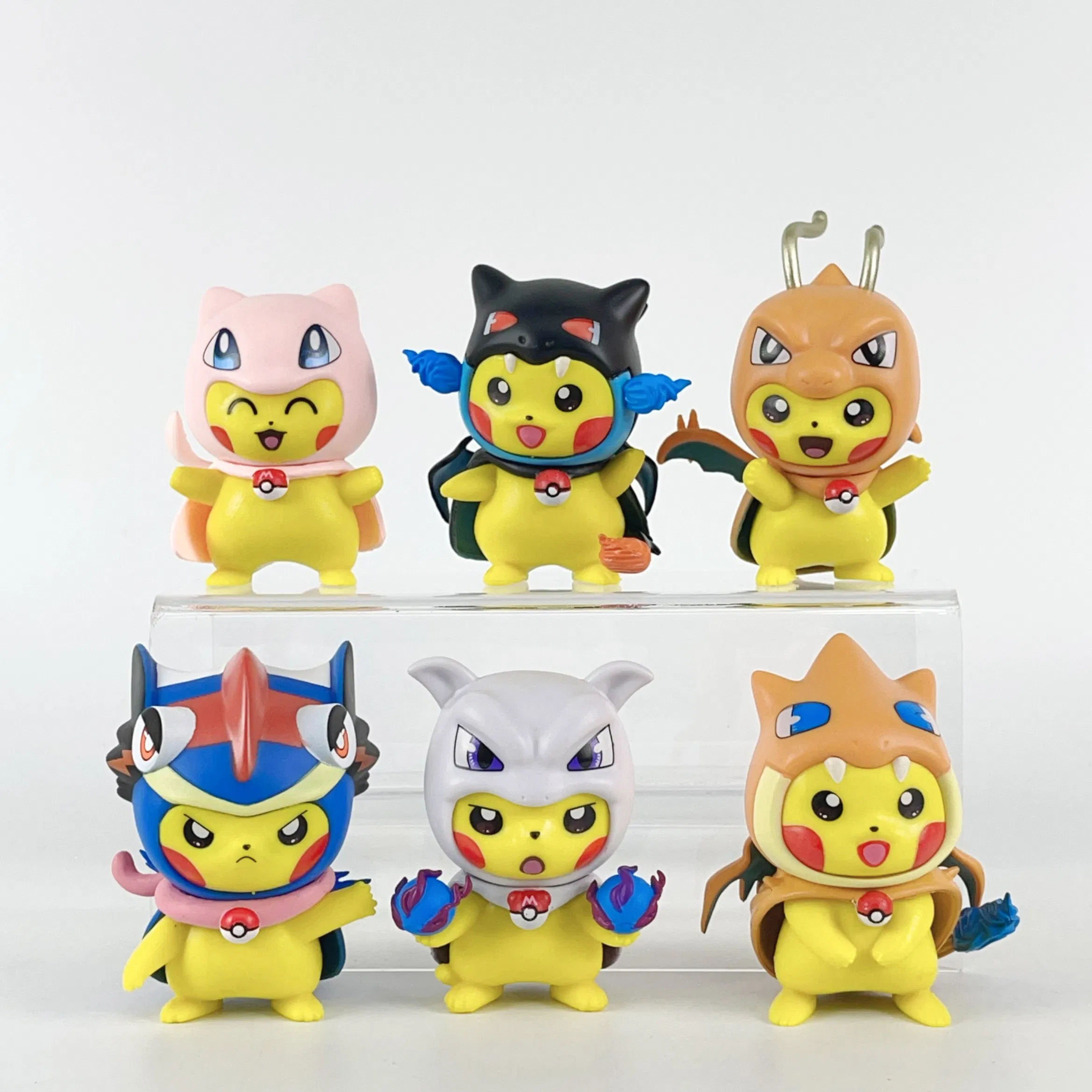 6 PCS/Set Anime Figure Cosplay PVC Model Action Figure Cute Doll Toys