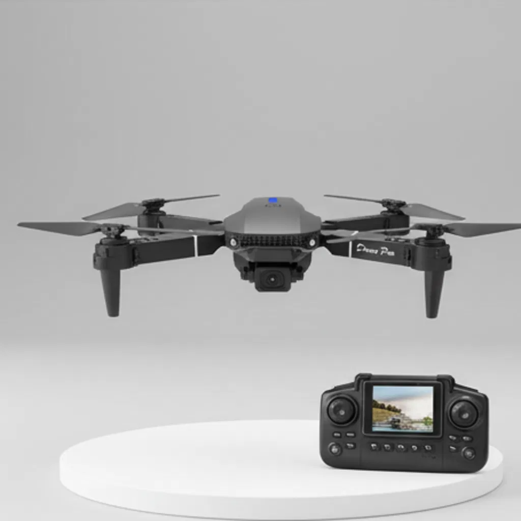 Feature-Rich Remote Control Drone Toy with Dual Camera Display