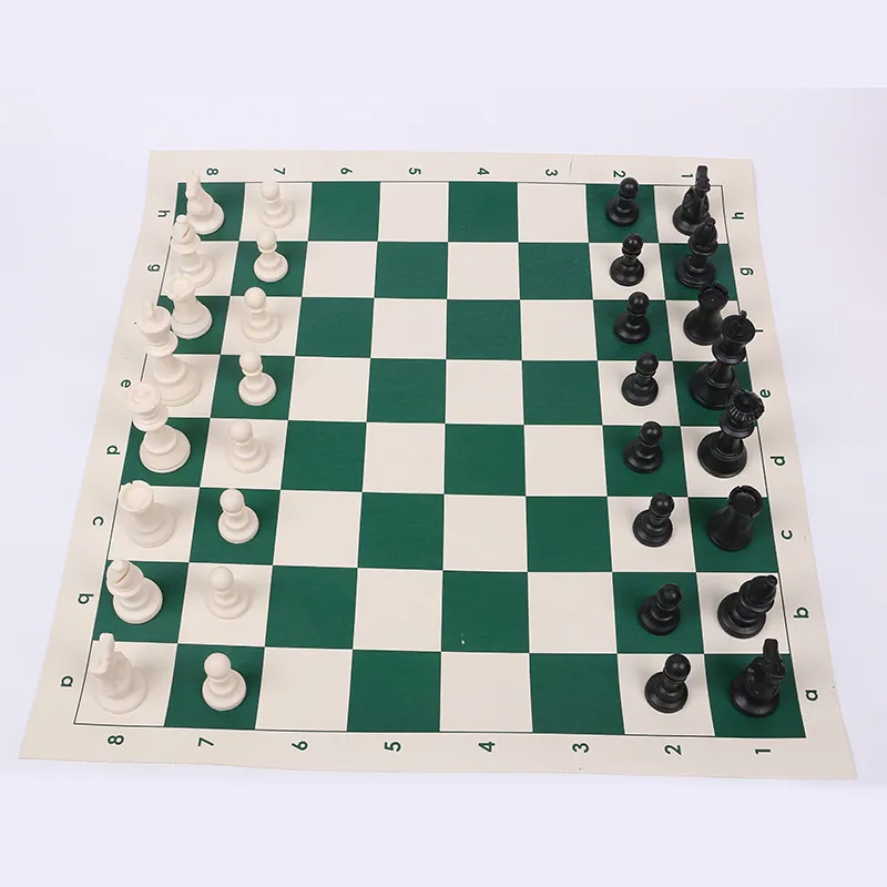 PU Leather Rolling up Vinyl Chess Board