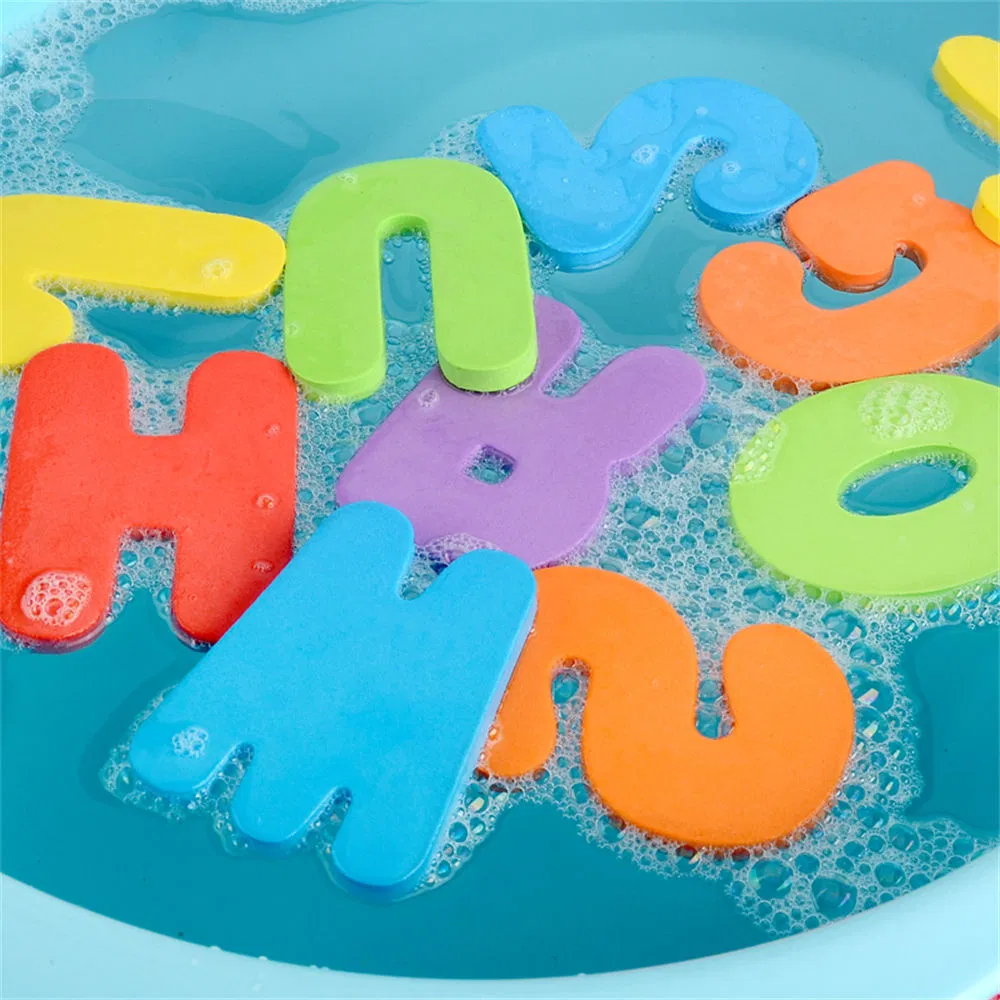 Bathroom Water Playing EVA Foam Letters and Numbers Bath Toys for Kids