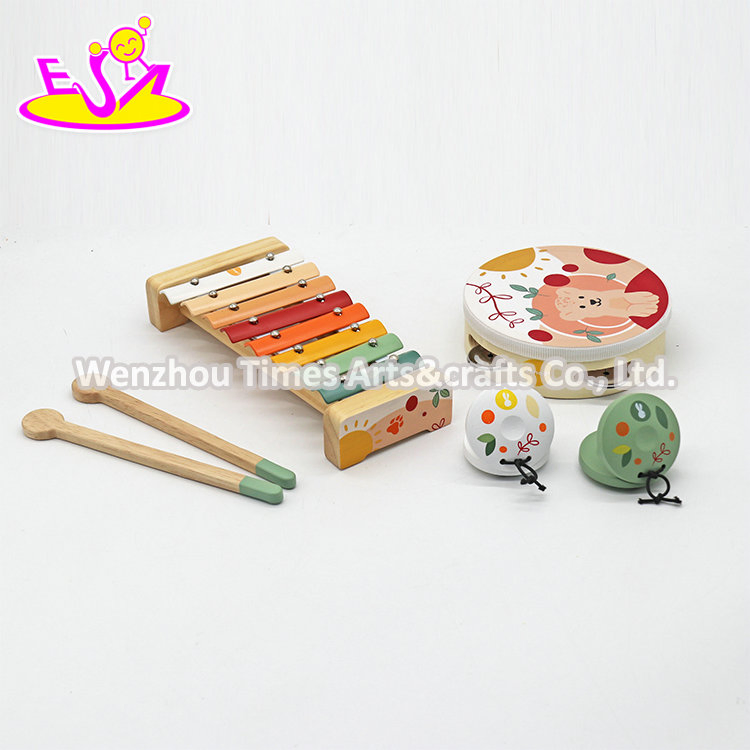 Wholesale Early Educational Instrument Wooden Musical Set Toys for Kids W07A232