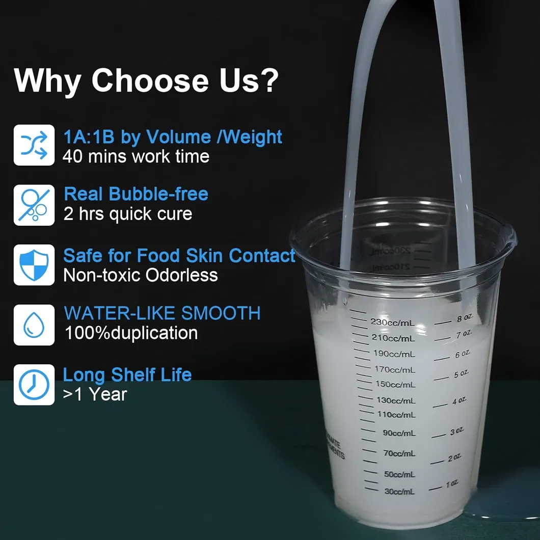 Non-Toxic Super Soft RTV-2 Platinum Cure Silicone