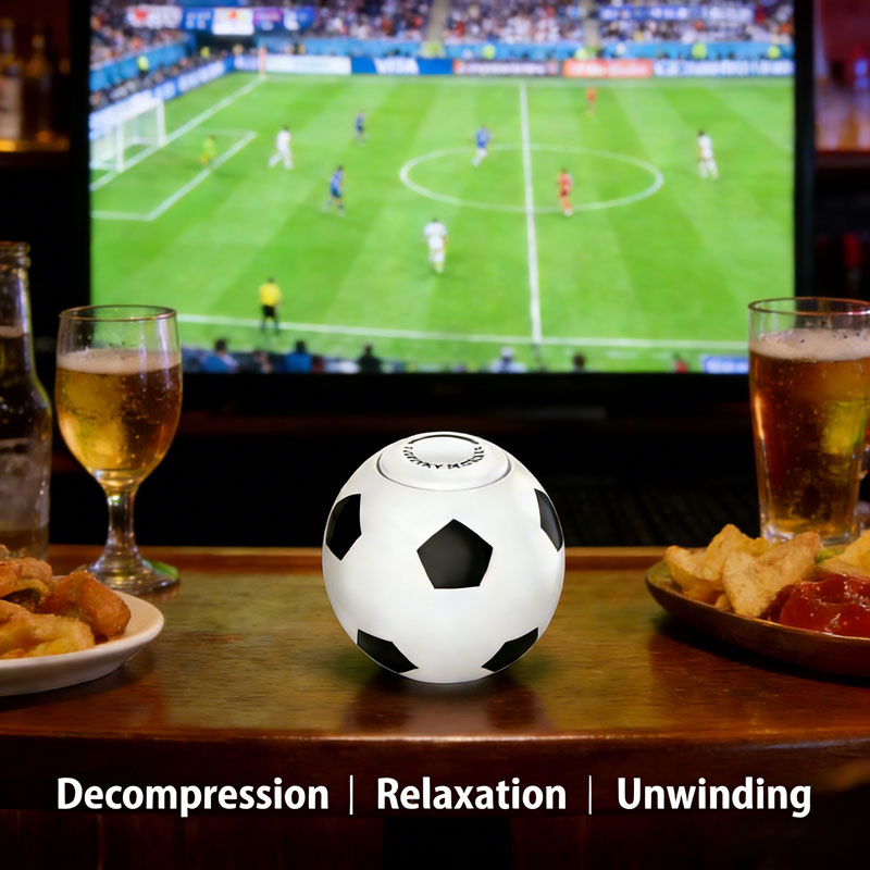 Soccer Ball Fidget Spinner Stress Relief Gift 4.6cm Mini Finger Toy for Football Fans Bulk Wholesale Customizable Souvenir