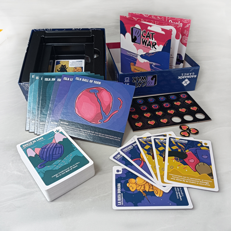 China Factory Custom Ludo Board Card Game Card Printing for Family Traveling Party Game for Fun