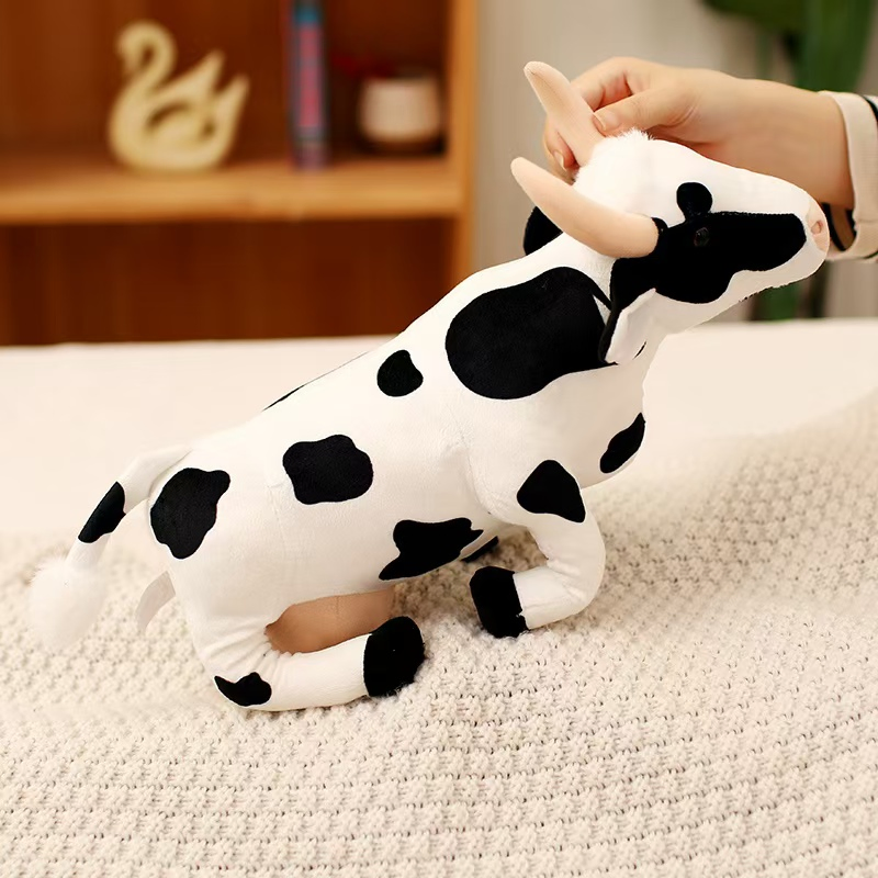 Cuddly Cow Stuffed Animal for Kids with Life-Like Features