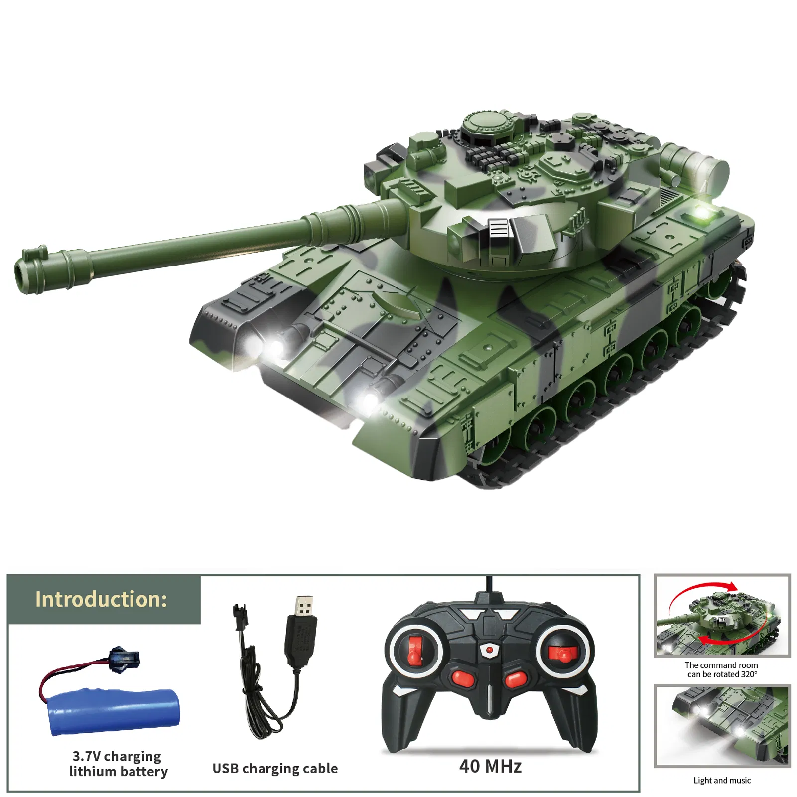 12 Channel Remote Control Engineering Excavating Machinery Toy RC Truck Excavator