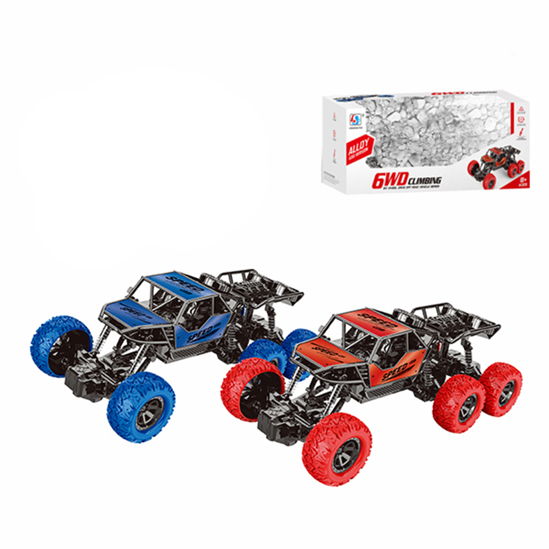 1: 18 Six-Wheel Remote Control Car Alloy Climbing Car RC Vehicle Toy