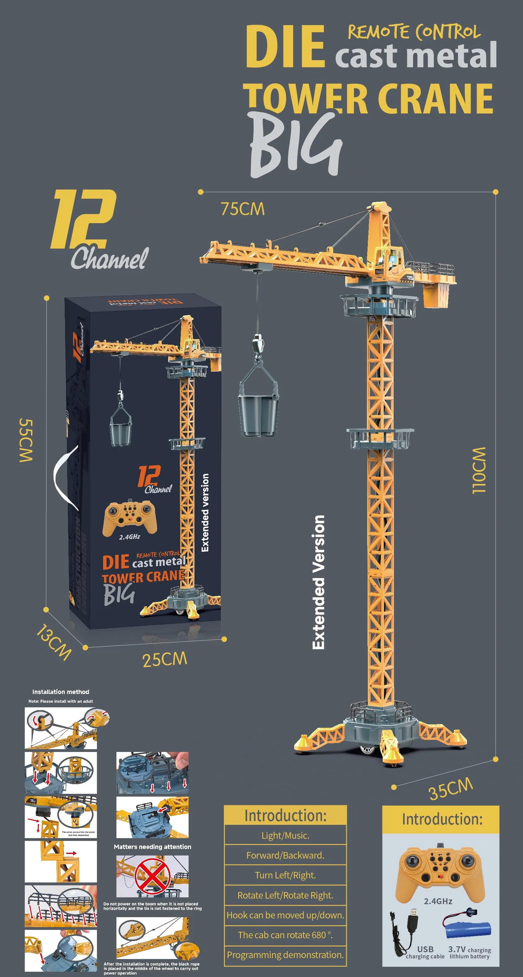 Excavator Toy View 8