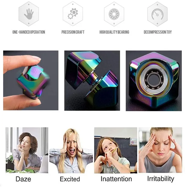 Square Metal Spinner