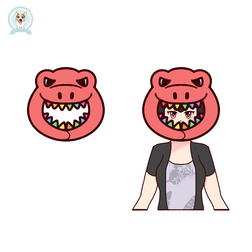 Wholesale Custom Plush Headgear Stuffed Animal Shape Creative Plush Skin Head Cover