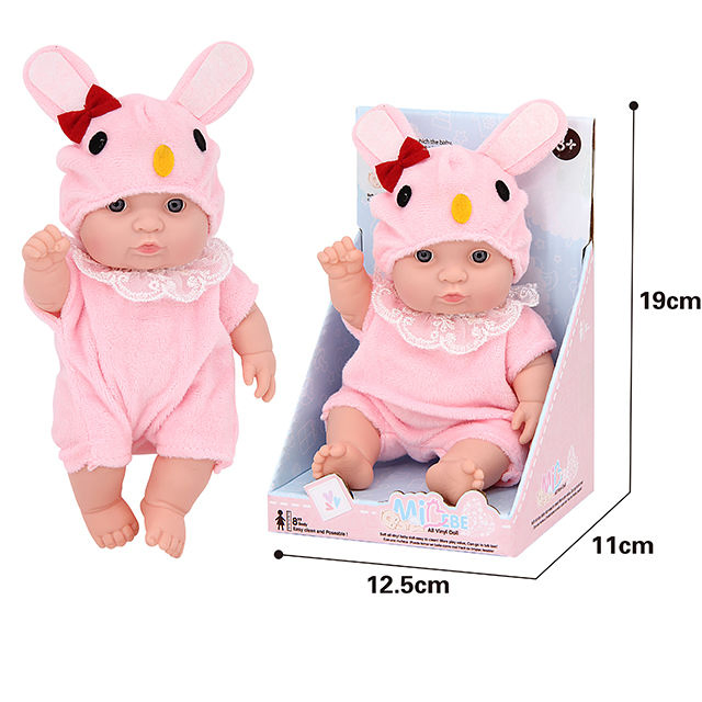 New Item Wowtopfun Toys 8 Inch Baby Dolls All Full Body Solid Silicone Vinyl Reborn Baby Doll Cute Doll