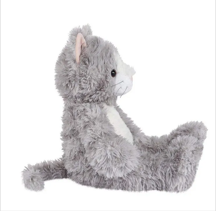 Cartoon Plush Stuffed Cute Sitting Kitten